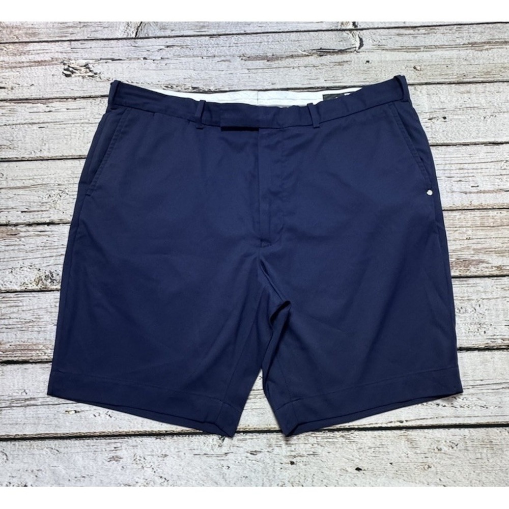RLX Ralph Lauren Tailored Fit Golf Shorts Mens 38 Navy Blue Moisture Wicking
